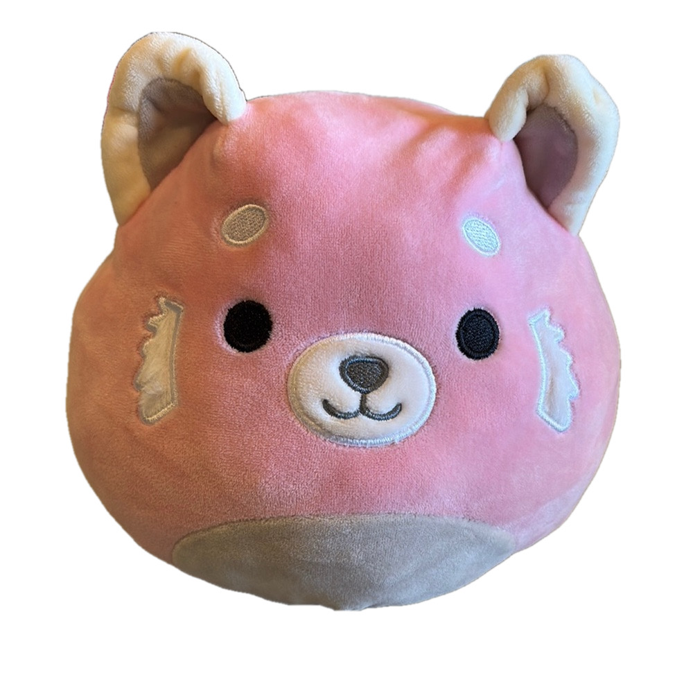 Squishmallows Flip-A-Mallows Mischa Pink Panda & Dohna Gray Leopard Panda 8”